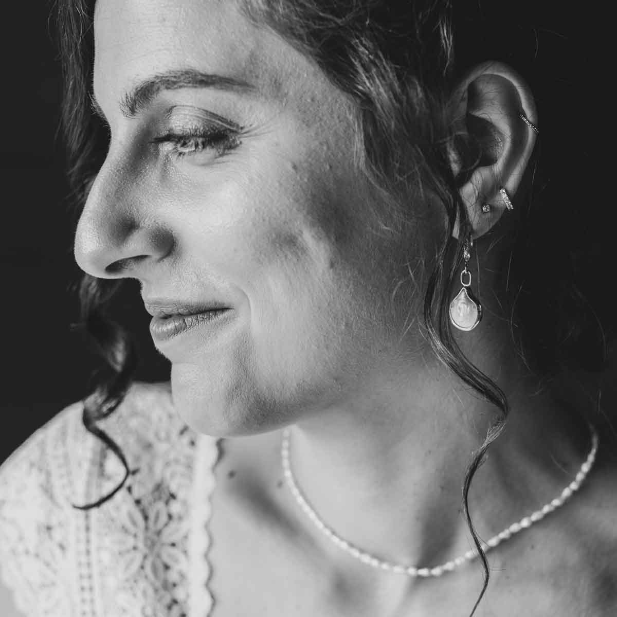 Orecchini "Goccia di Felicità" Perle barocche e argento