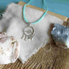 Collana Ondina - Amazzonite e micro perle