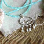 Collana Ondina - Amazzonite e micro perle