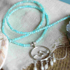 Collana Ondina - Amazzonite e micro perle