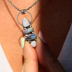 Ciondolo "Oraculum" - Australian Opal Doublet - RARO