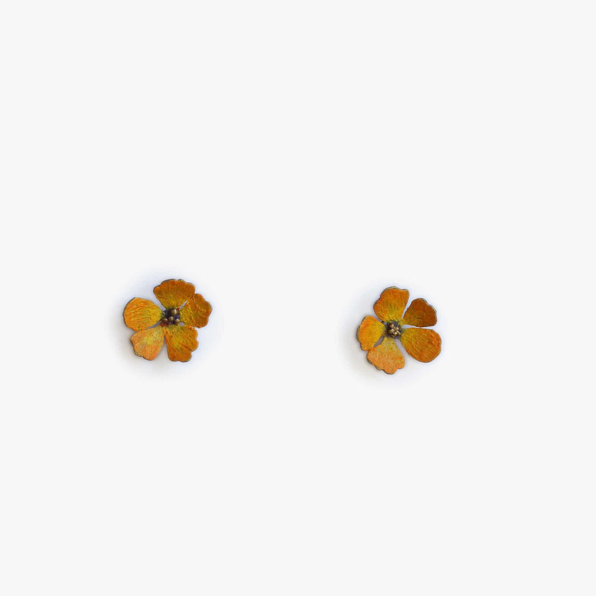 Orecchini Fiori d'Estate - Dipinti a mano