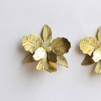 Orecchini "Okika" Orchidea oro