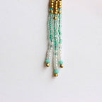 Orecchini "Sole imperfetto" Turchese naturale e perline miyuki