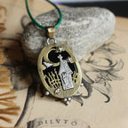 Ciondolo "The Hound Beyond" Ossidiana