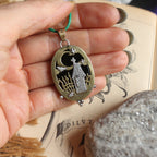 Ciondolo "The Hound Beyond" Ossidiana