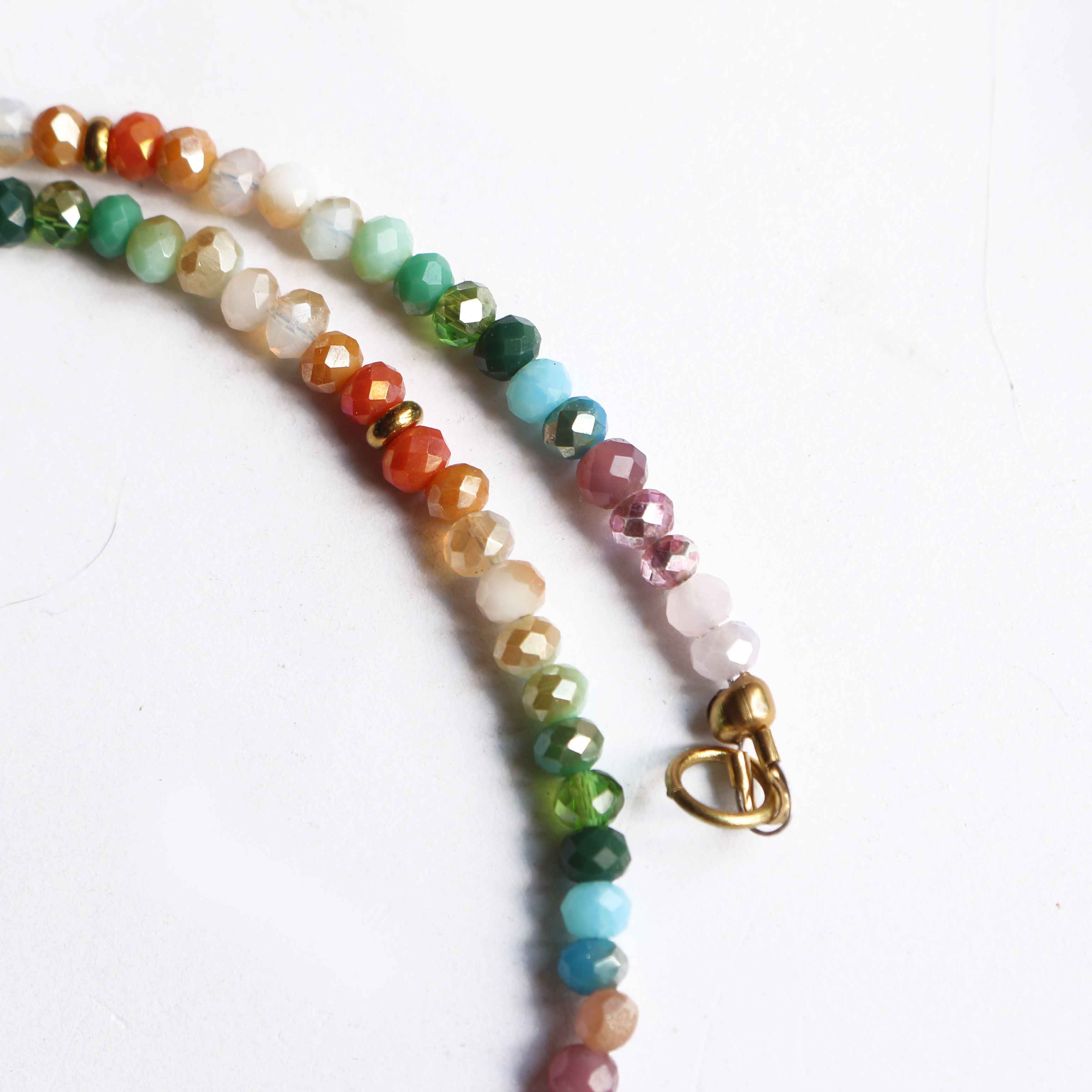 Collana "Occhietto Fortunato" Perle coltivate e cristalli