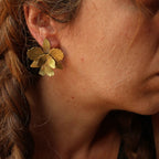 Orecchini "Okika" Orchidea oro