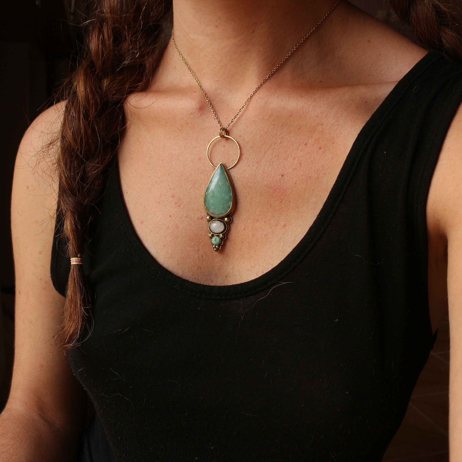 Ciondolo Hemimorphite Aqua Philae