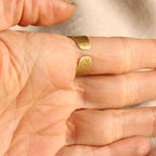 Anello "Custode di Luce" Labradorite bianca - regolabile