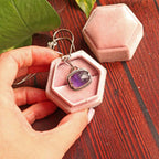 Ciondolo "Abbraccio di Dioniso" Ametista taglio rose-cut