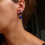Orecchini "Abu di Cleopatra" con gocce di Lapislazzuli