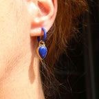 Orecchini "Abu di Cleopatra" con gocce di Lapislazzuli