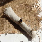 Anello regolabile "Sigillo della Maga" Ametista e Ottone