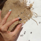 Anello regolabile "Sigillo della Maga" Ametista e Ottone