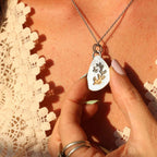 Ciondolo "Sorgente Nascosta" Labradorite in Argento