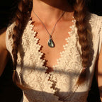 Ciondolo "Sorgente Nascosta" Labradorite in Argento