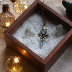 Mini Amuleto "Aeraqua" Acquamarina