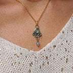 Mini Amuleto "Aeraqua" Acquamarina