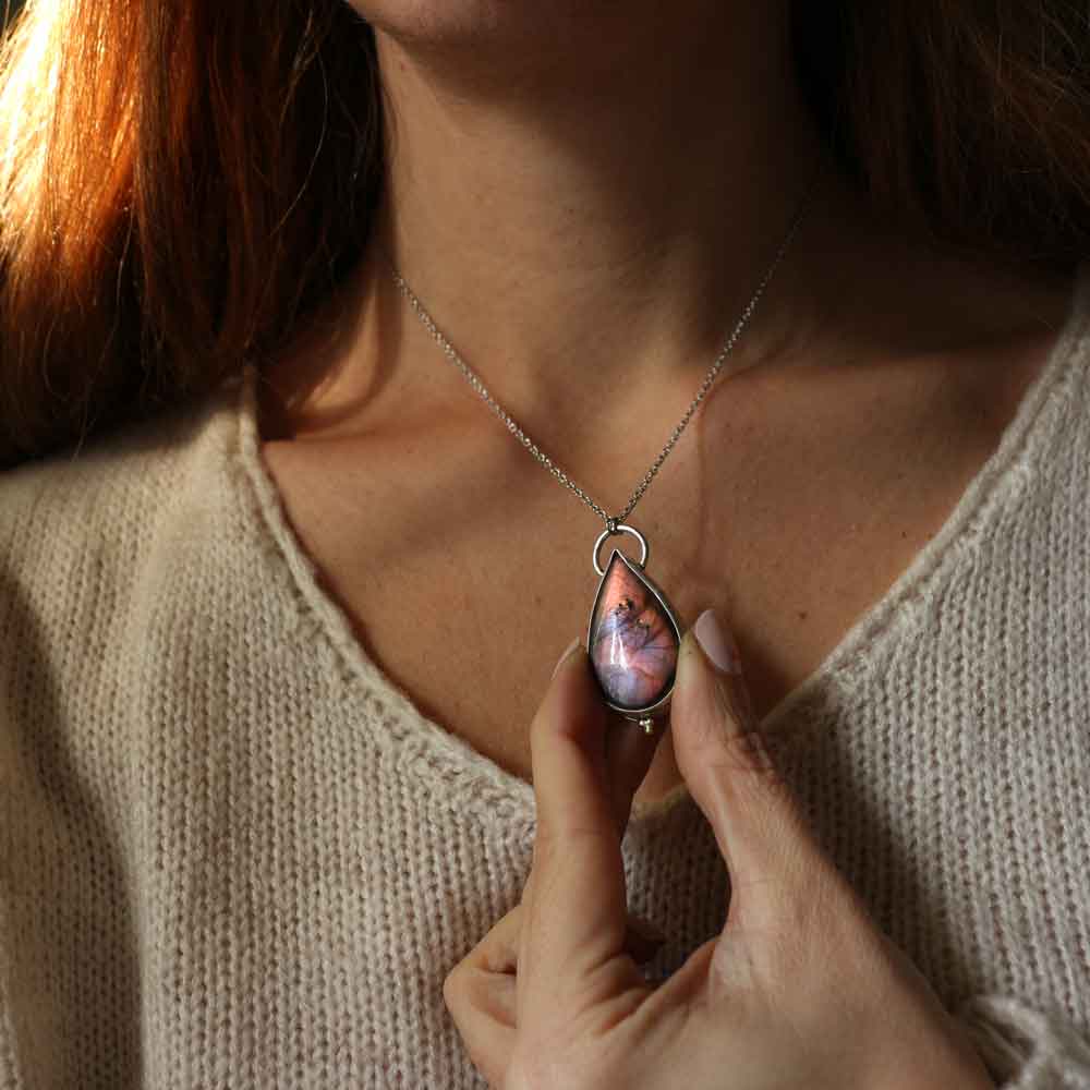 TOTEM "Il Serpente" - Labradorite viola