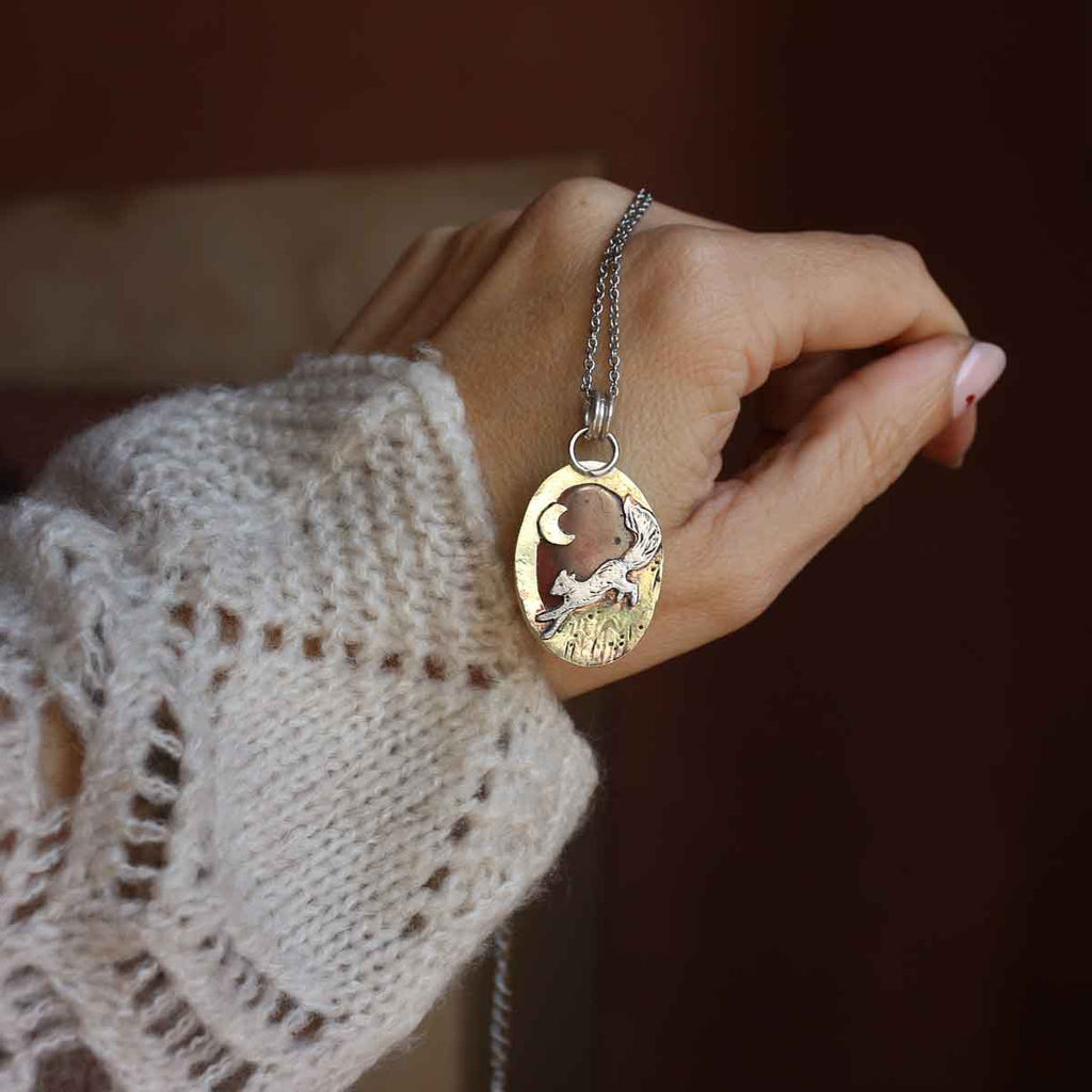 TOTEM "La Volpe" - Occhio di Tigre rosso