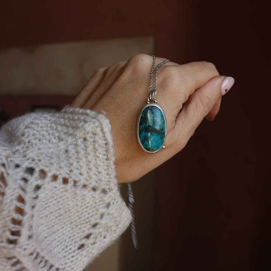 TOTEM "La Balena" - Crisocolla