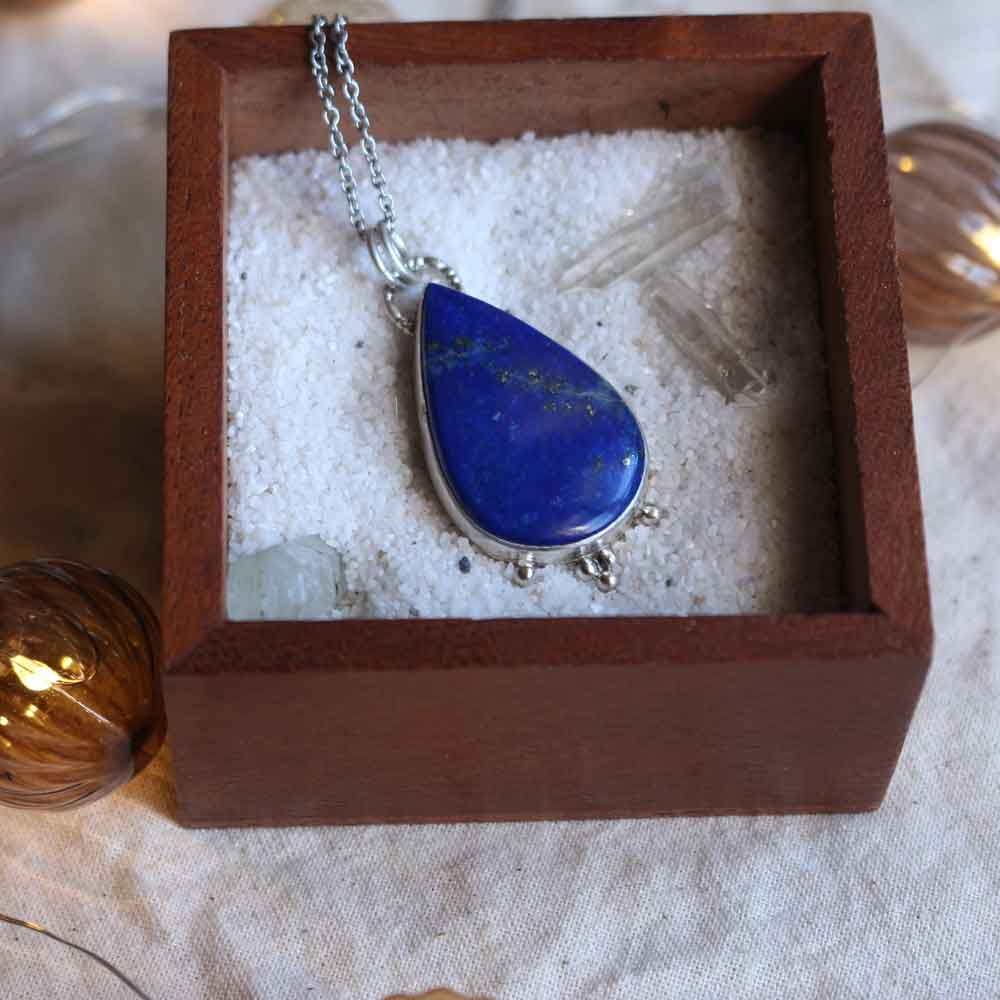 TOTEM "Il Lupo" - Lapislazzuli