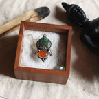 Ordine personalizzato S.P. - Anello con Turchese e Corniola