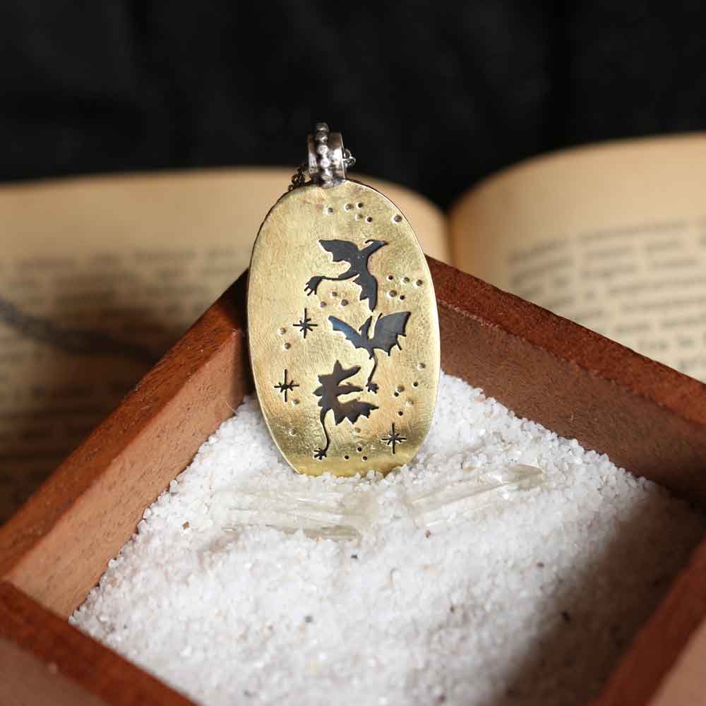 Ciondolo Totem "Il Drago" - Labradorite