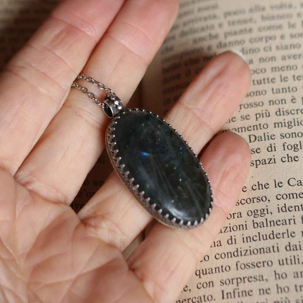 Ciondolo Totem "Il Drago" - Labradorite