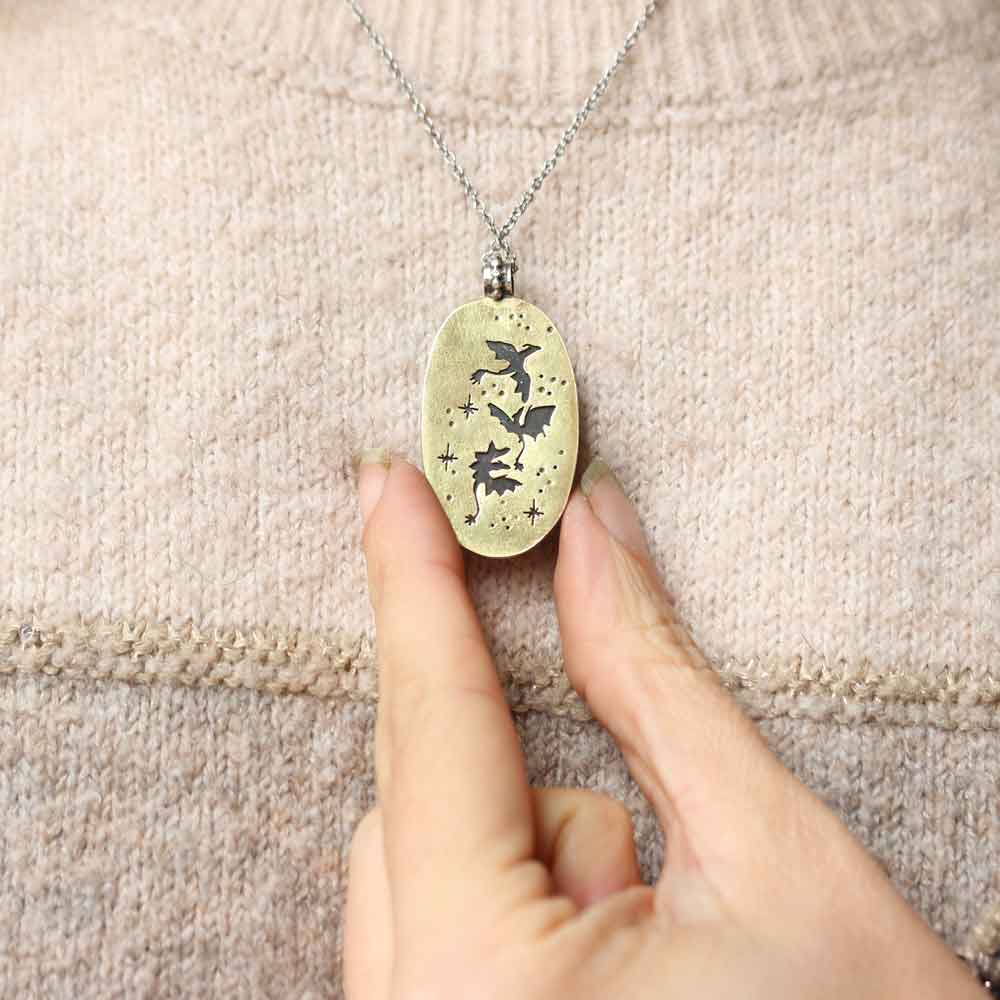 Ciondolo Totem "Il Drago" - Labradorite