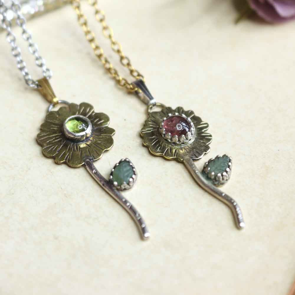 Ciondolo Fiore "REFLORESCO" Tornare a Fiorire