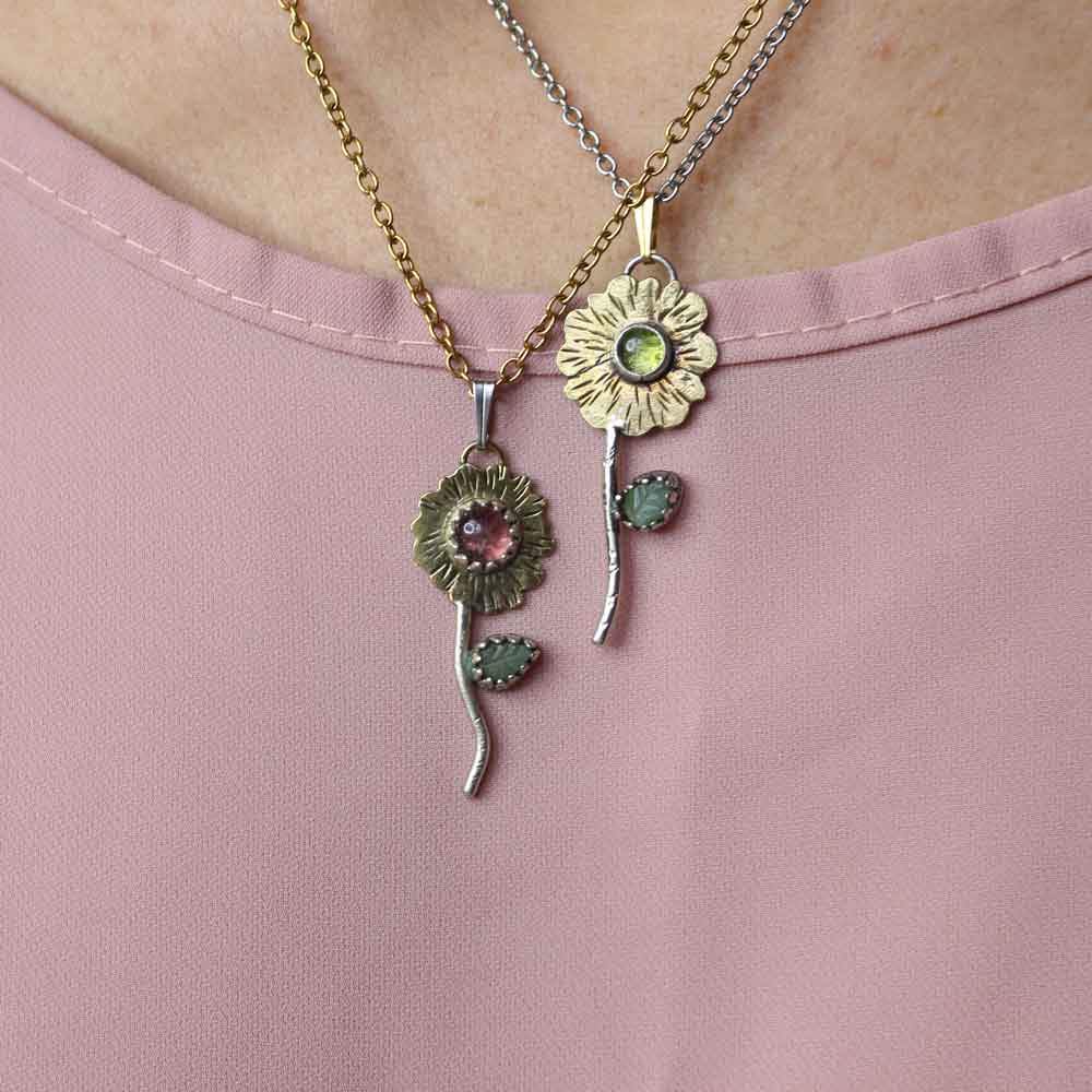 Ciondolo Fiore "REFLORESCO" Tornare a Fiorire