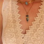 Collana "Thalassa" - Afghanite e Cianite blu - Riservato per Lavinia