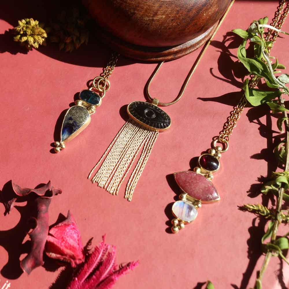 Collana "Thalassa" - Afghanite e Cianite blu - Riservato per Lavinia