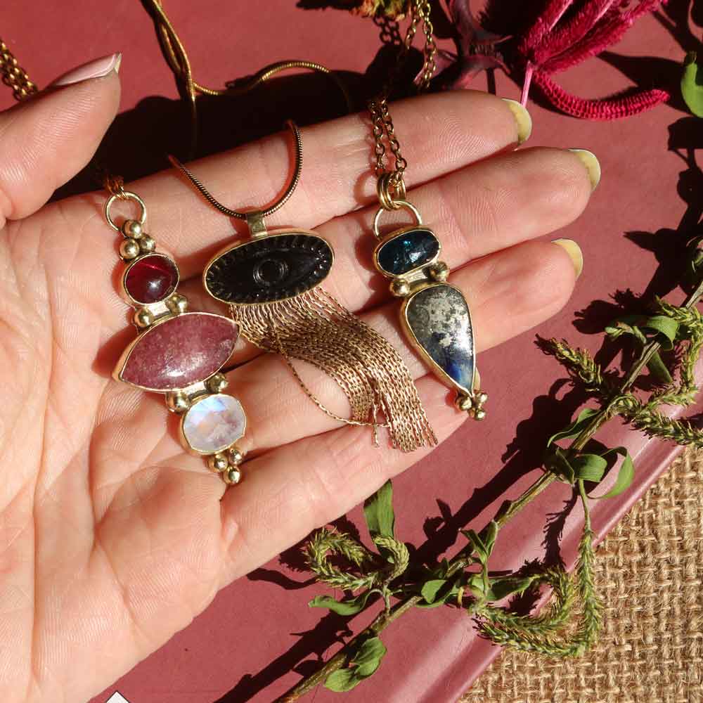 Collana "Thalassa" - Afghanite e Cianite blu - Riservato per Lavinia