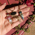 Collana "Thalassa" - Afghanite e Cianite blu - Riservato per Lavinia