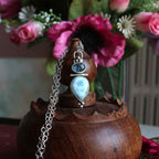 Collana "Asteria Marea" Acquamarina e Larimar