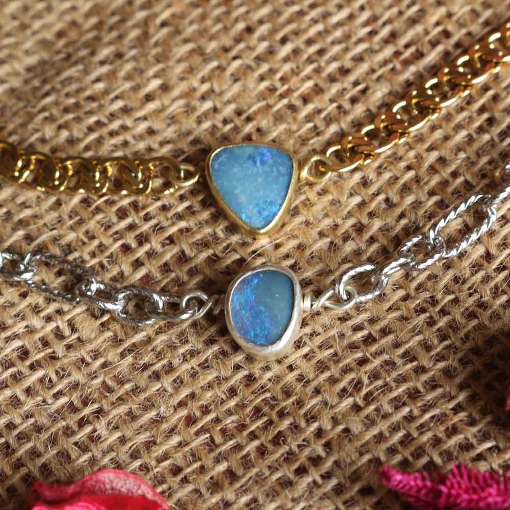 Collana Choker "Mare blu" Silver