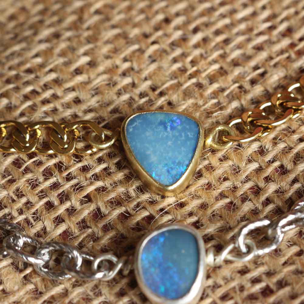 Collana Choker "Mare Blu" Gold