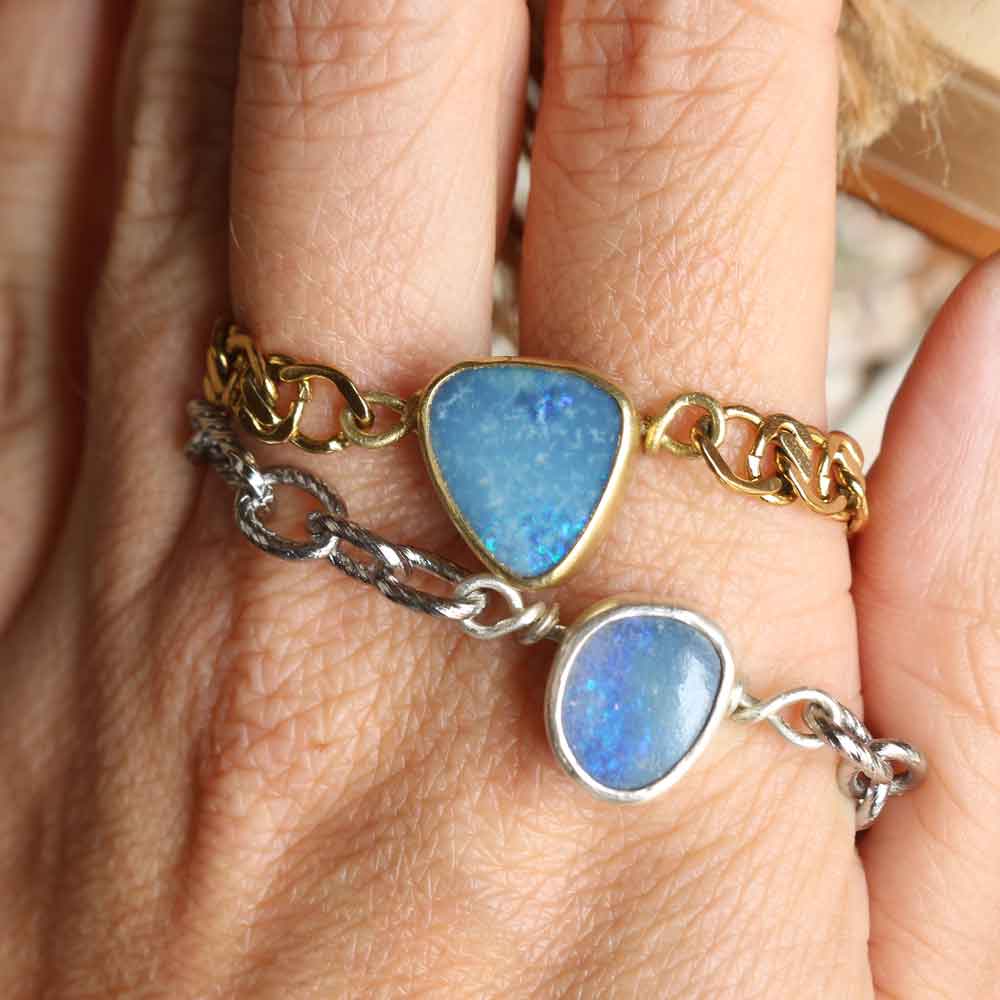 Collana Choker "Mare Blu" Gold
