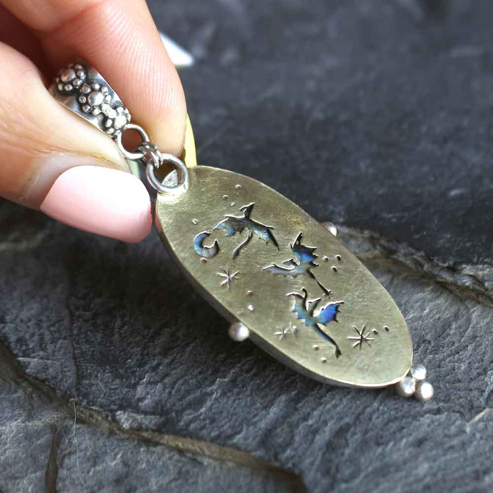 Ciondolo Totem "Il Drago" - Labradorite