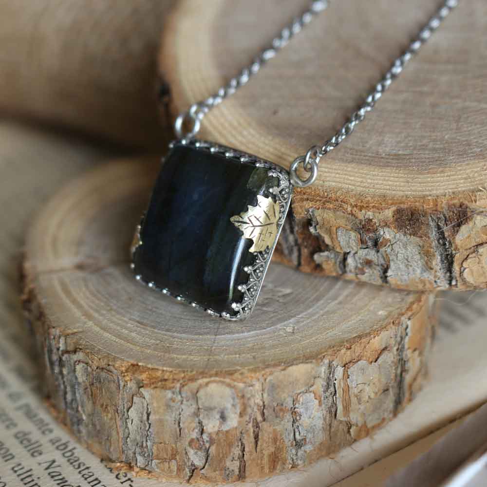 TOTEM "Il Lupo" - Labradorite - Riservato per Silvia T.