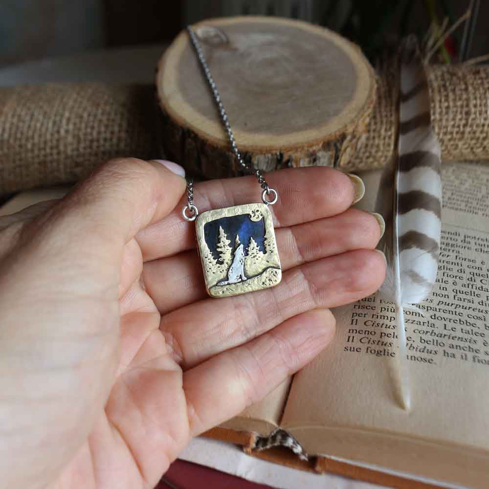 TOTEM "Il Lupo" - Labradorite - Riservato per Silvia T.