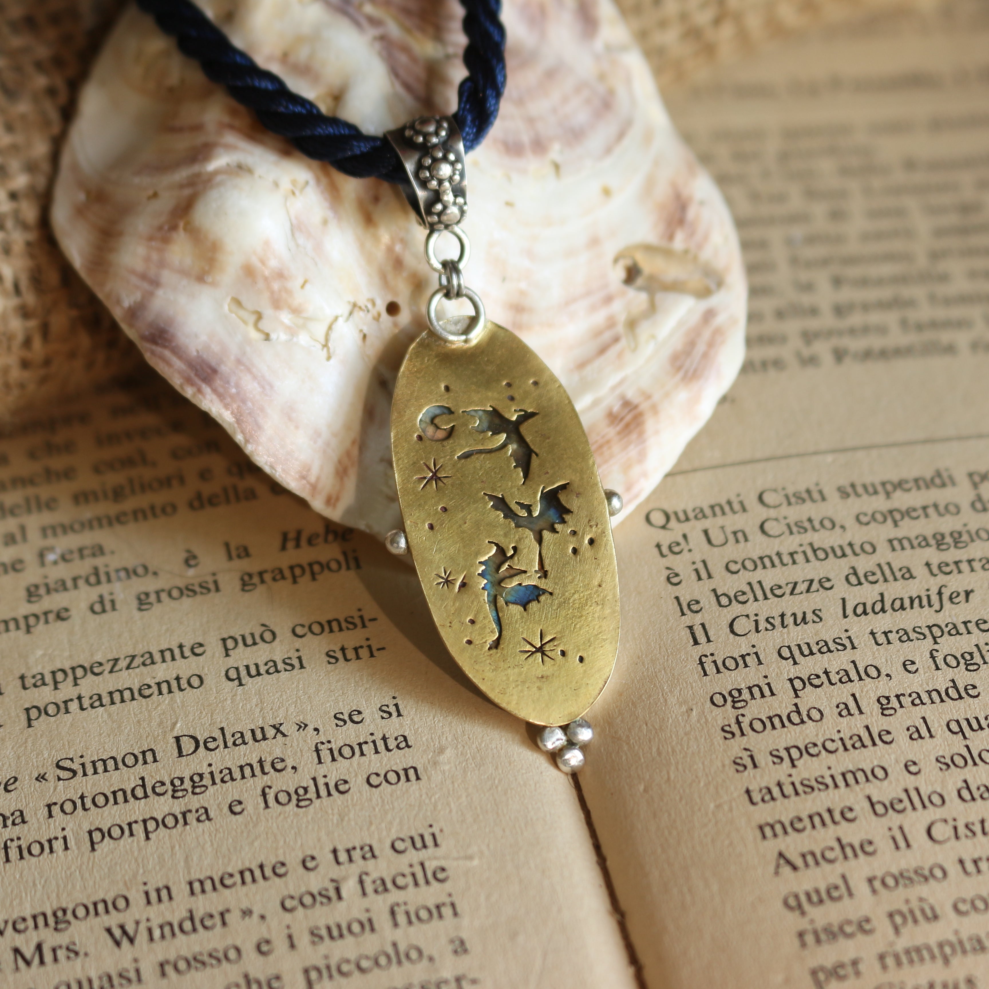 Ciondolo Totem "Il Drago" - Labradorite