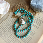 Collana Turchese magnesite con conchiglia