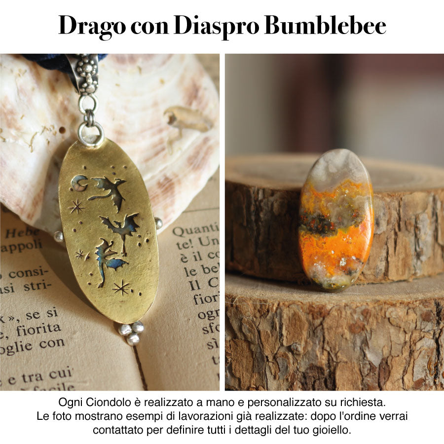 Ciondolo Totem "Il Drago" - Labradorite