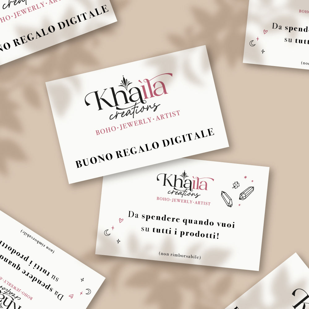 Gift Card Digitale - Khaila Creations