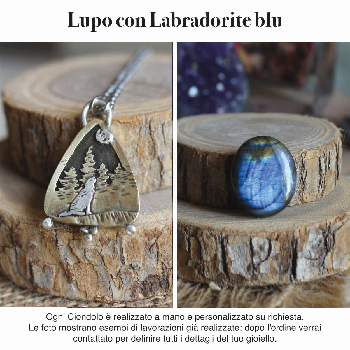 Ciondolo TOTEM "Il Lupo"